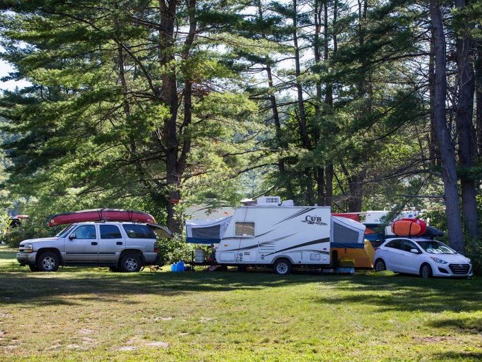 RV and Trailer Camping on the Ottawa River
