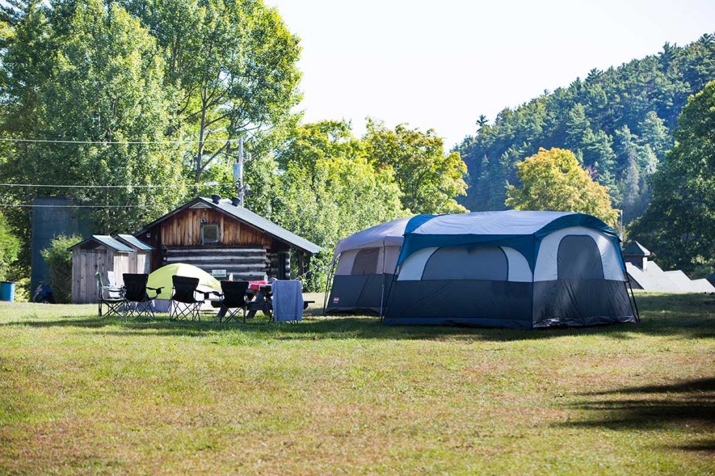 Main Campground at River Run Rafting Resort