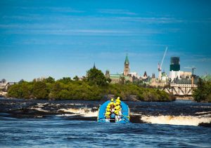 Ottawa City Rafting downtown Ottawa