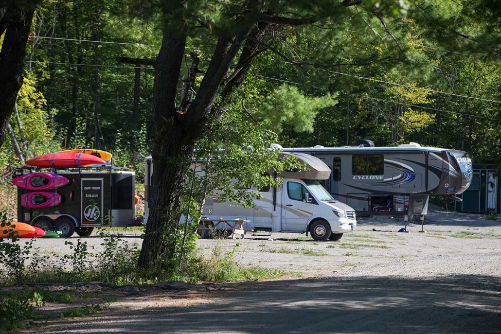 RV Camping on the Ottawa River