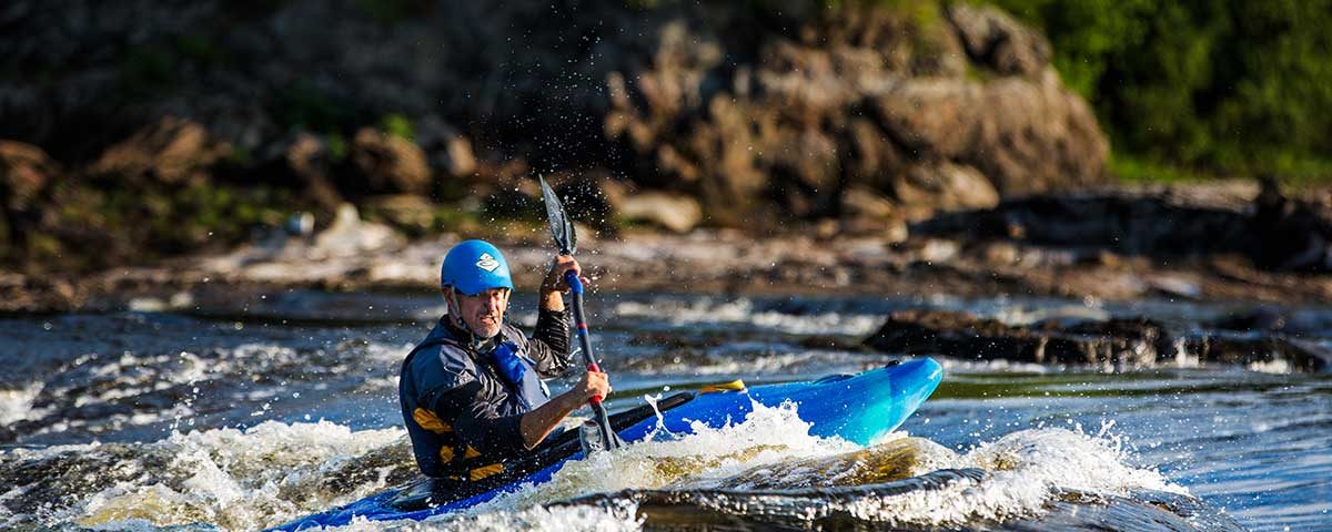 Learn River Running Kayak Skills on the Ottawa River