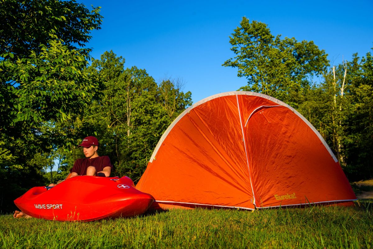 Ottawa River Kayaker Camping